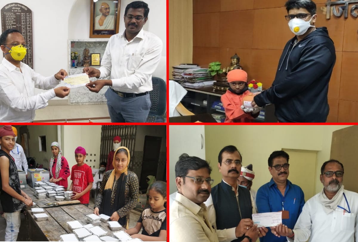 Many children donating money by Piggy Bank for fight against coronavirus in gorakhpur