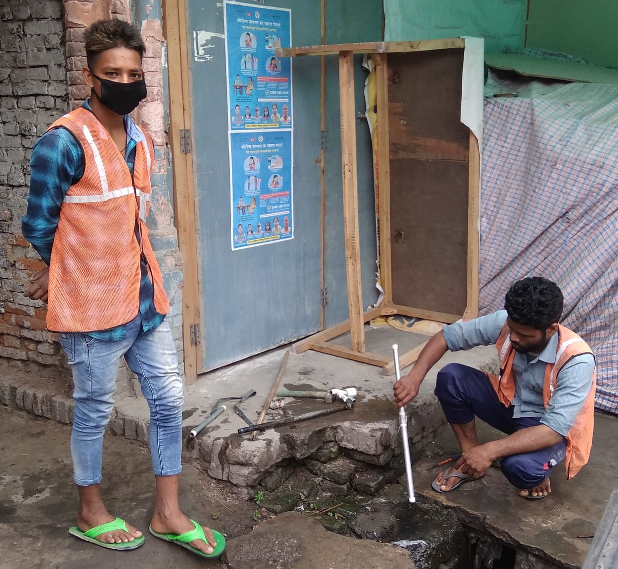Silence throughout the city, Karma warriors continued to do duty