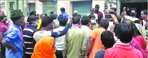 When the Kotdar refused to give ration, the women created a ruckus