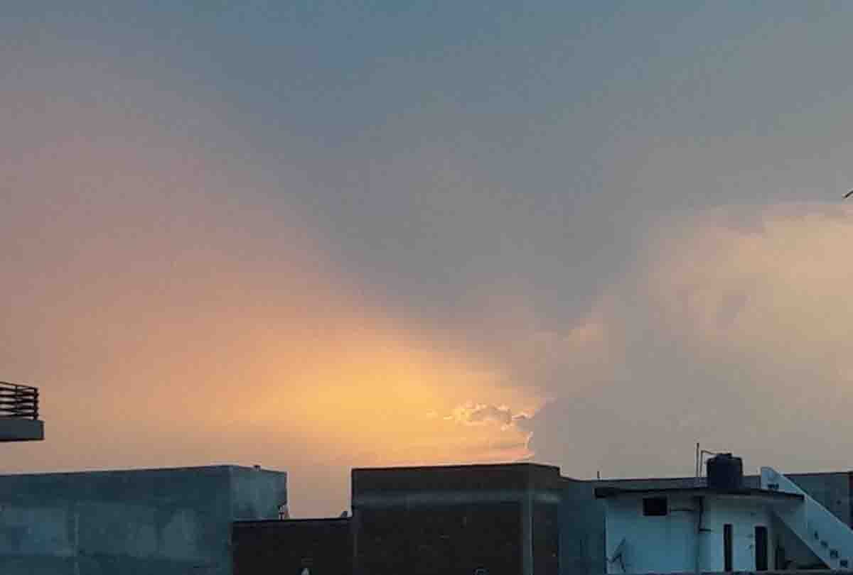 kanpur Arabian Sea winds revenge season , it rained