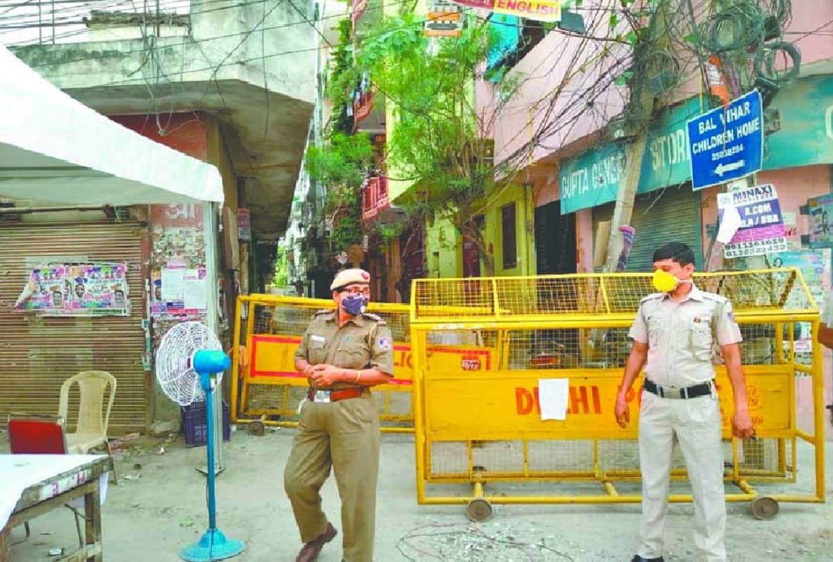 50 people and seven infected in same house of Mahaveer Enclave