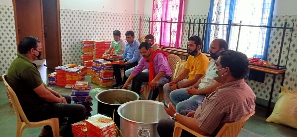 Ex-servicemen and members of Purnagiri temple committee are also cooperating
