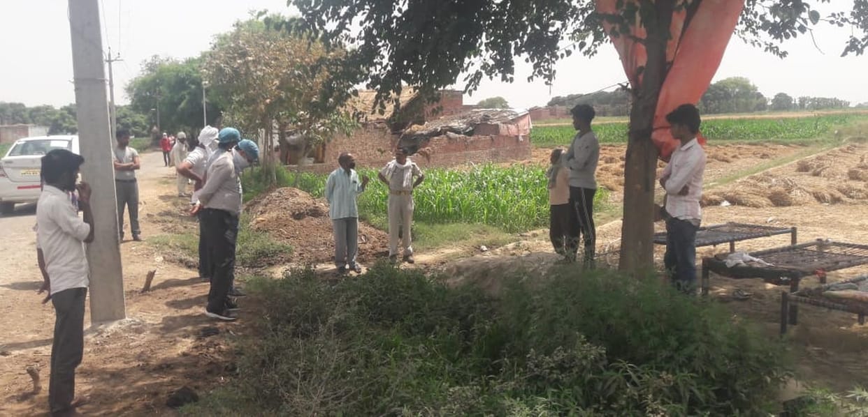Two young men from Haryana were quarantined in the field