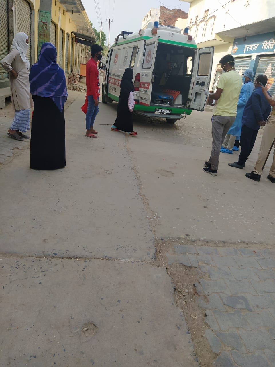 Another woman corona infected in Mubarakpur