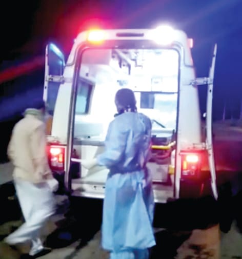 corono suspected absconding, cought in sampla