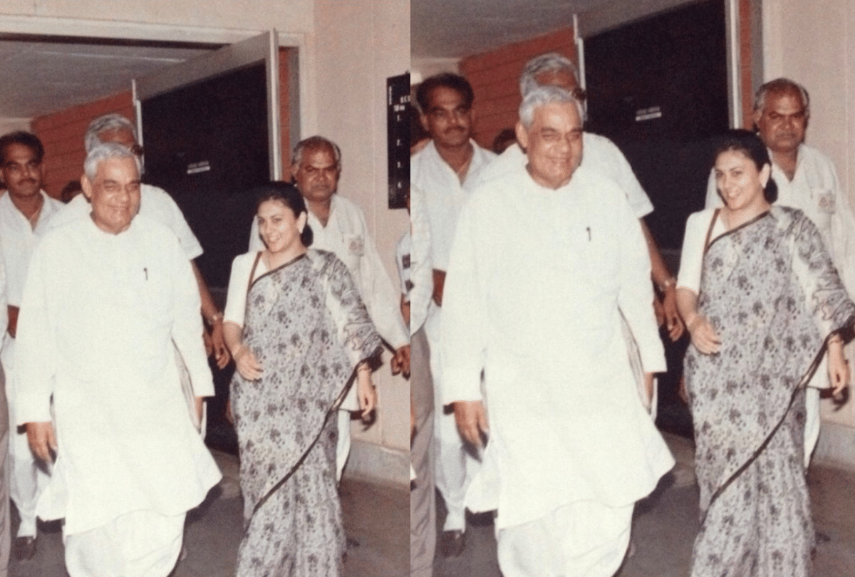After PM Modi Ramayan Sita Dipika Chikhlia shares photo with Atal Bihari Vajpayee