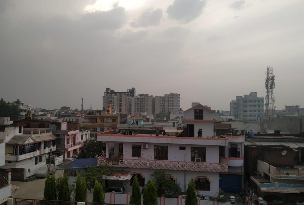 Heavy rain started with clouds in Gorakhpur see latest photos
