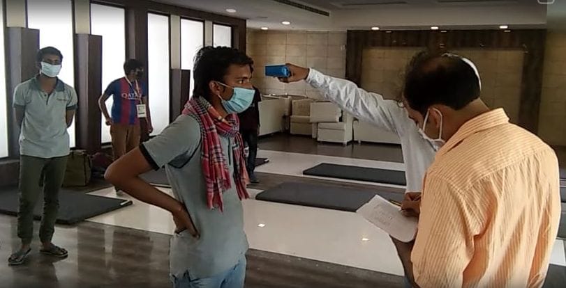 Six students returned from Kota, quarantine in a guest house