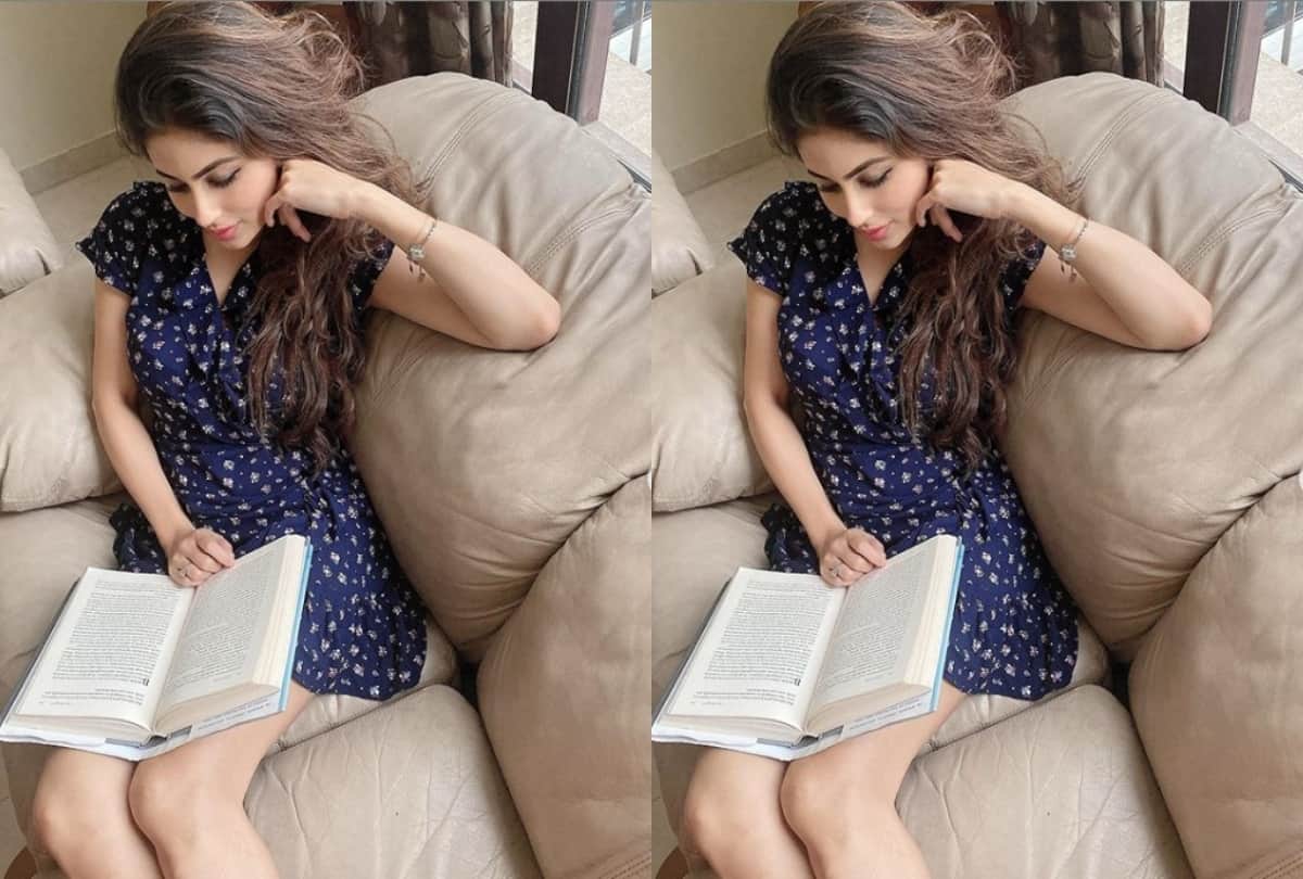 mouni roy share photo with doing gardening users trolled for makeup