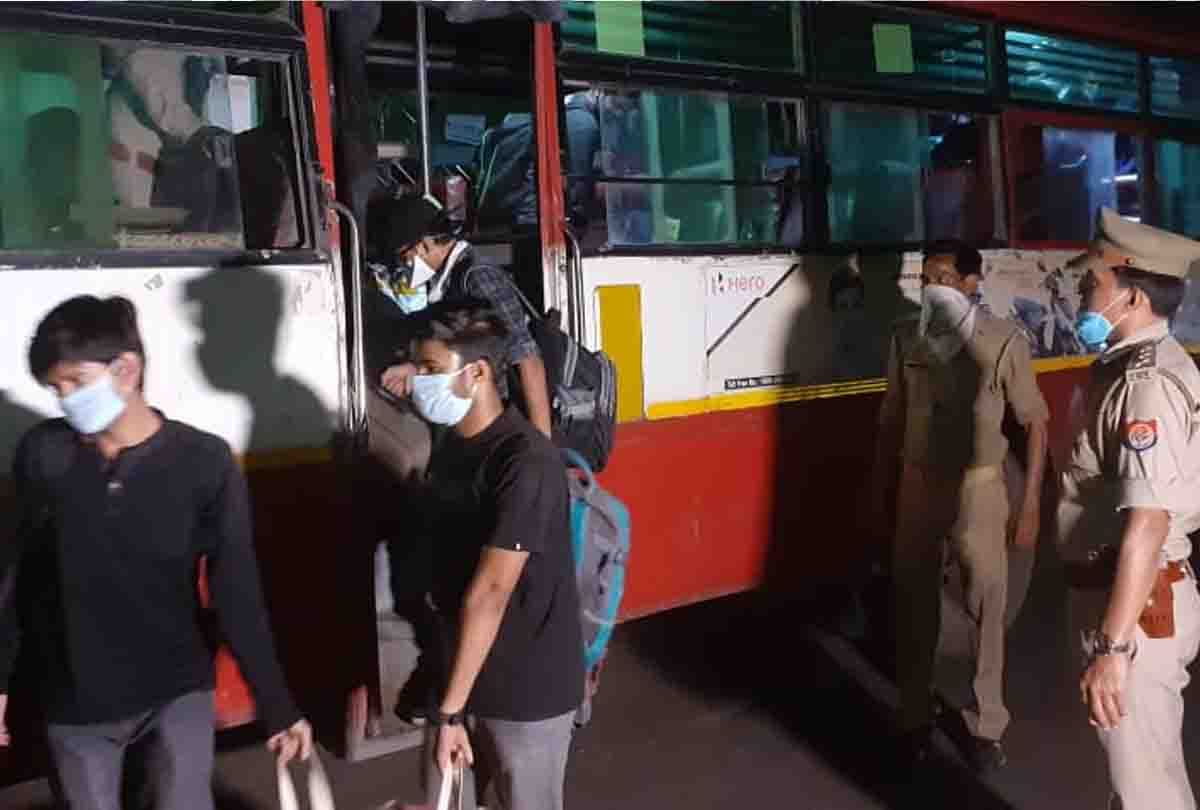 435 students from 7 districts including Kanpur returned to their cities during lockdown