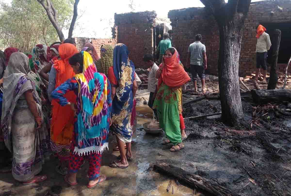 Innocent brothers and sisters burnt alive in a hut