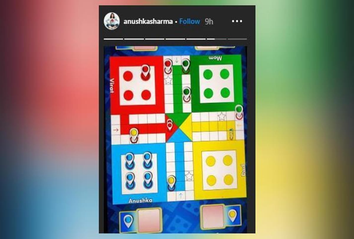 Coronavirus lockdown virat kohli anushka sharma also playing ludo at home