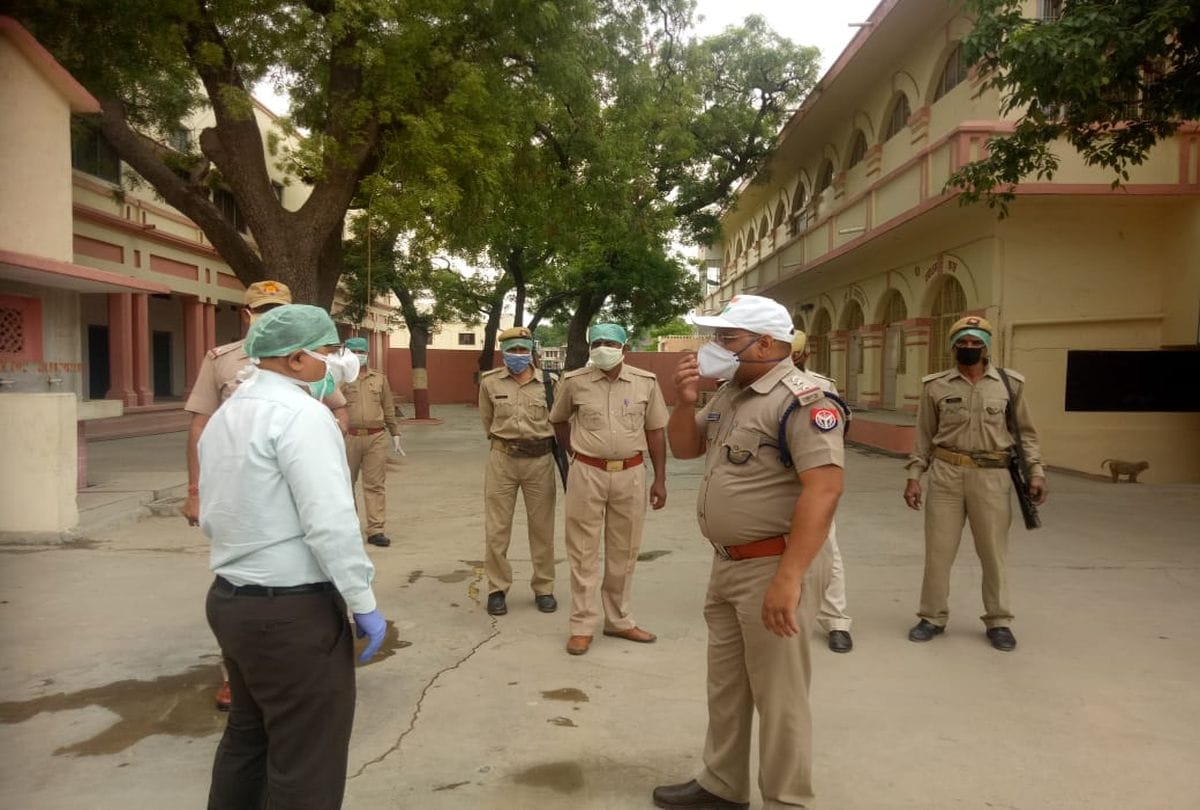 Temporary Jail During Lockdown Will Be In Md Jain Inter College Agra