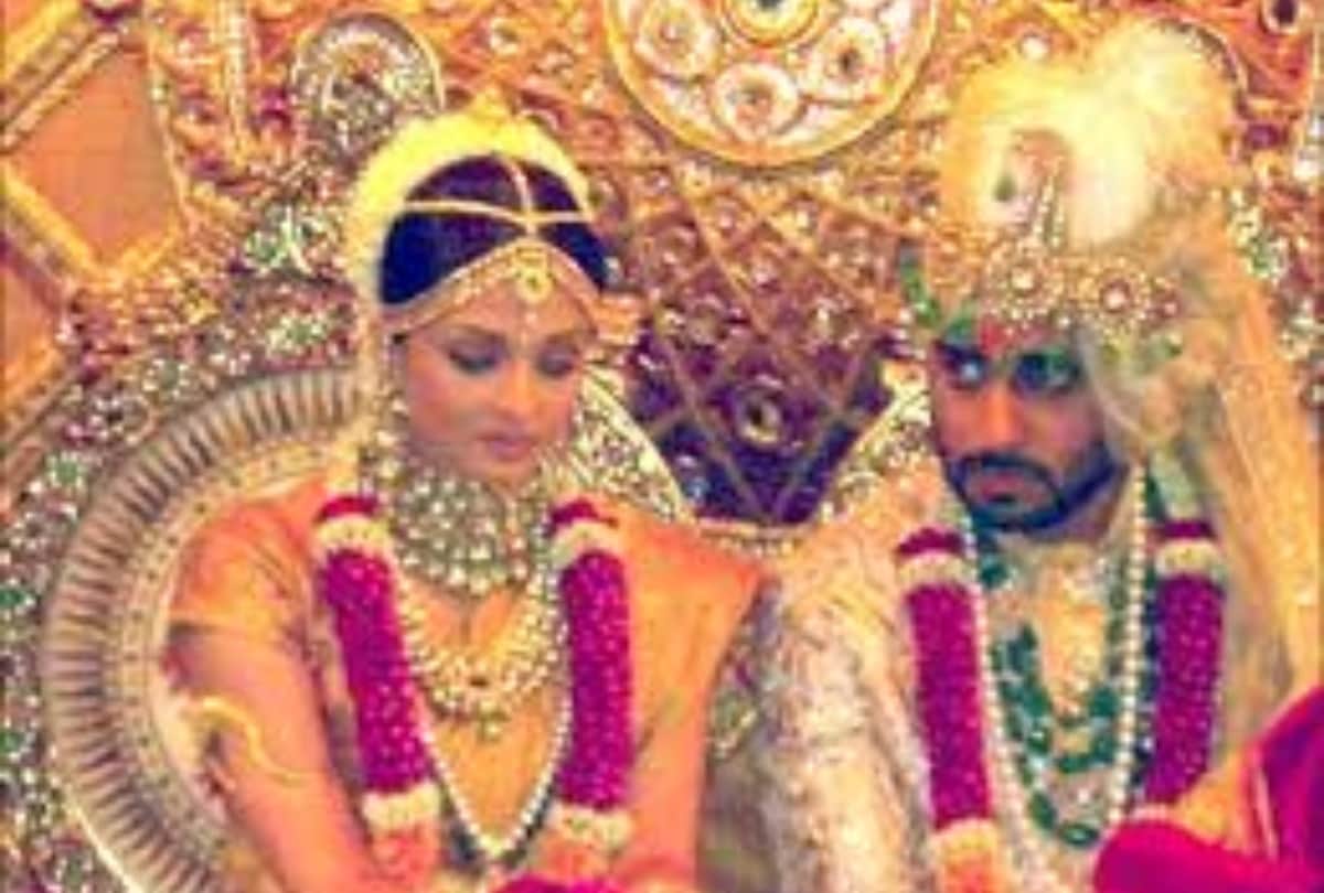 wedding anniversary aishwarya rai abhishek bachchan inside wedding picture