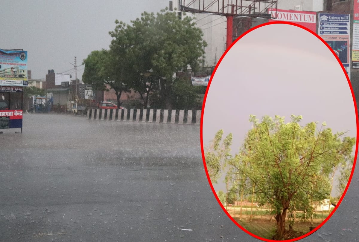Heavy rain started with clouds in Gorakhpur see latest photos