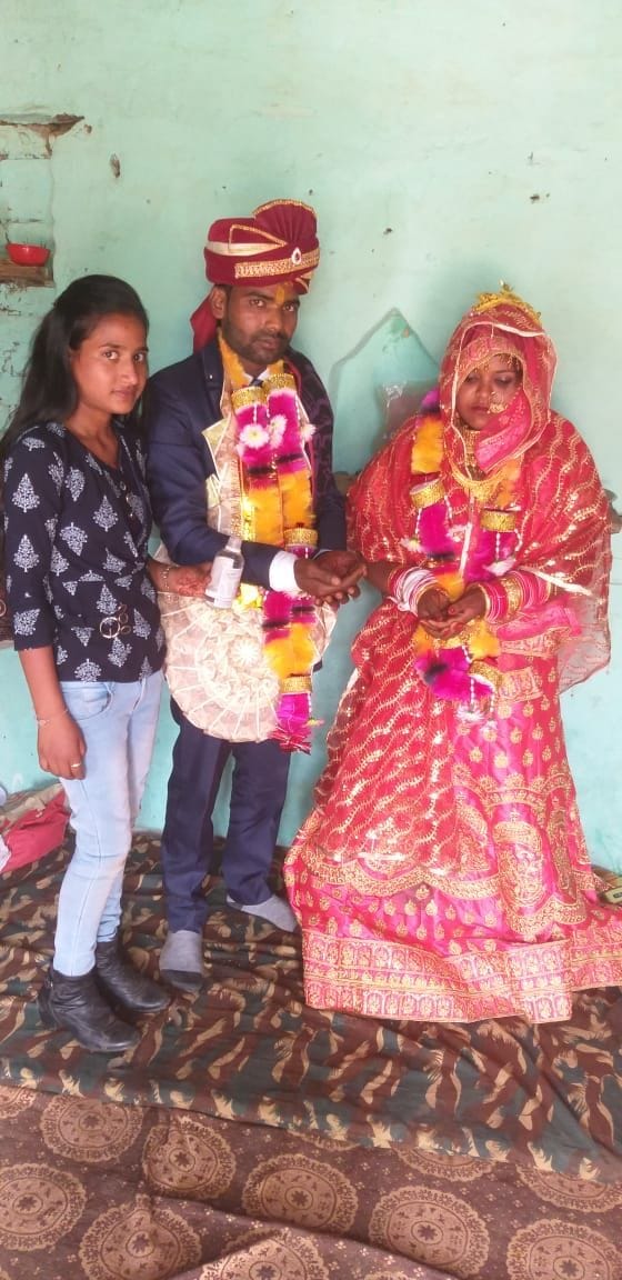 A young man brought a bride after going alone