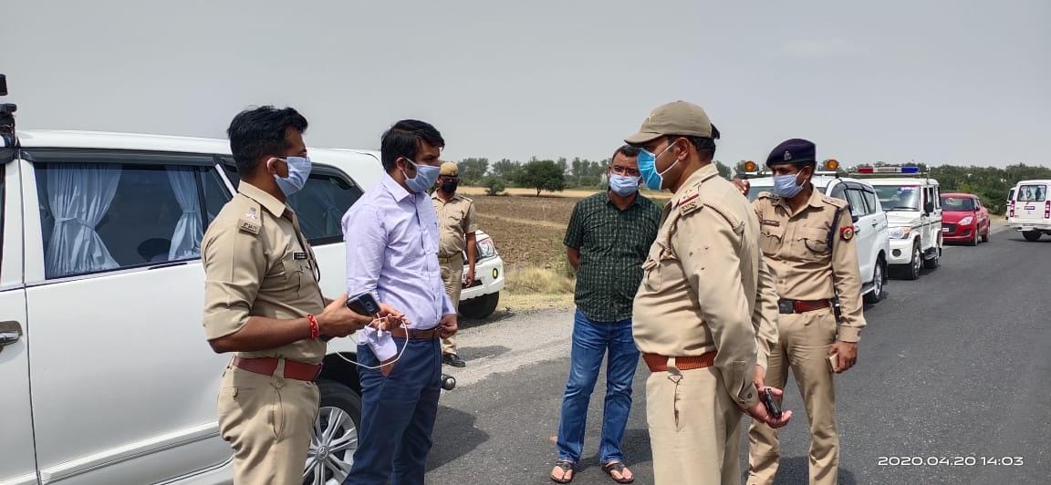 DM said, no one could cross the border and come to the district
