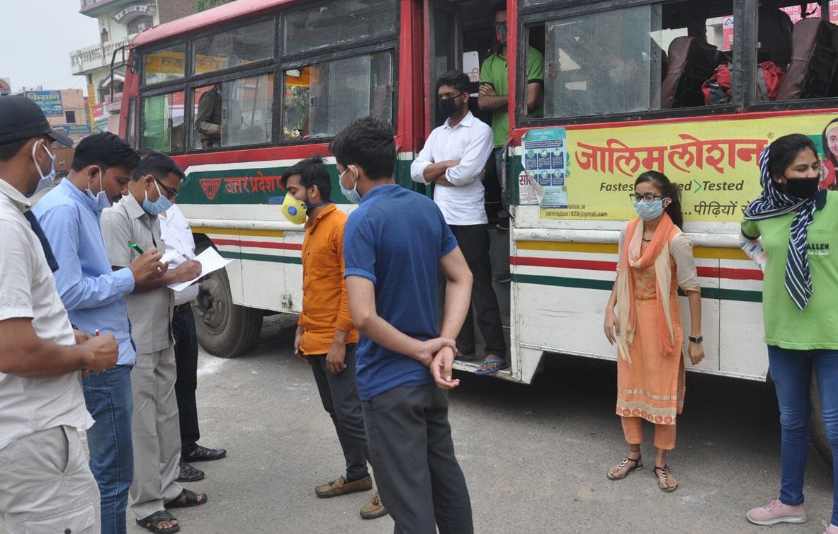 12 students trapped in Kota in lockdown and reach Shamli