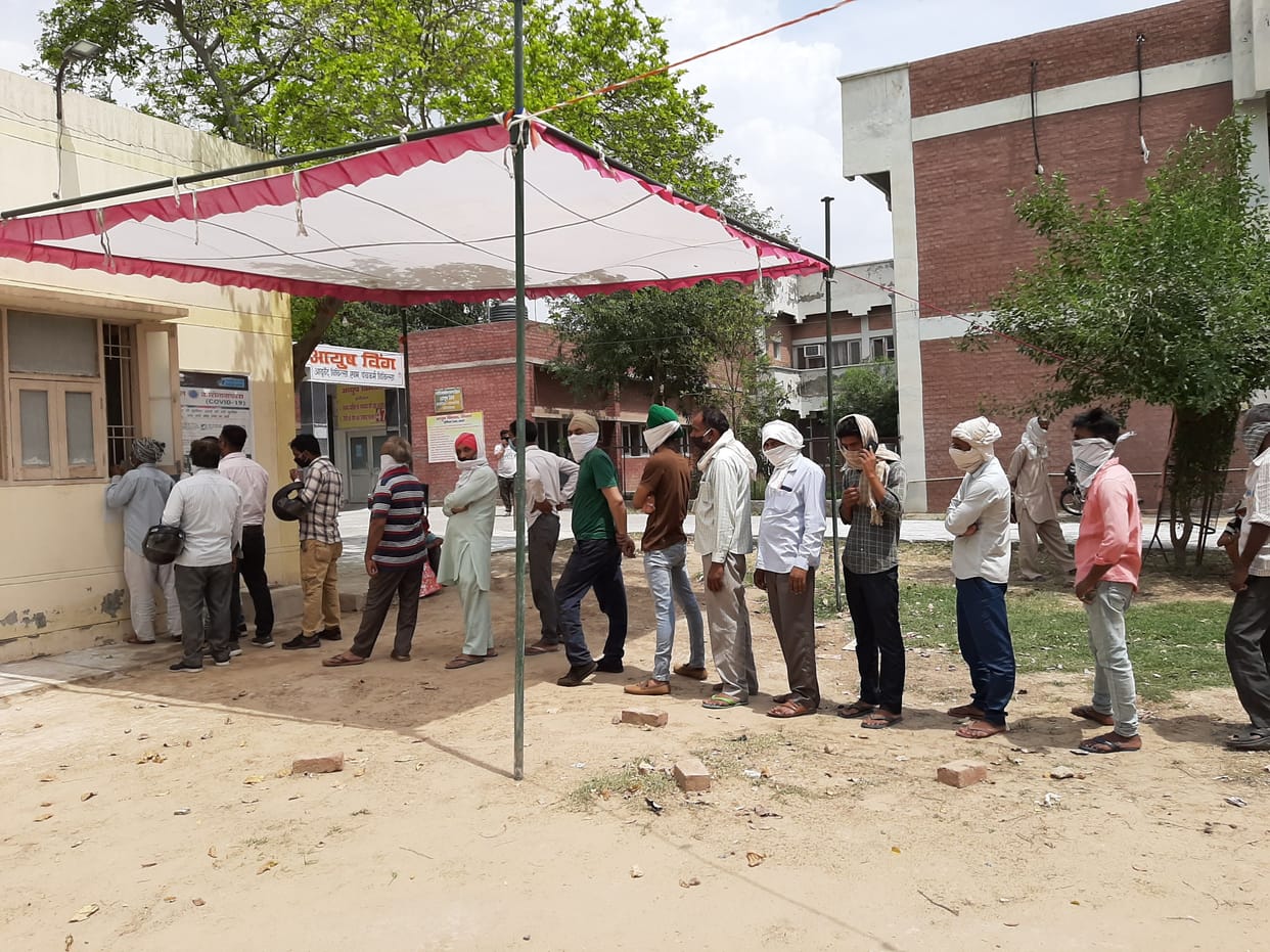 remors spread on social media, people gathered in markets