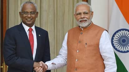 प्रधानमंत्री नरेंद्र मोदी और इब्राहिम मोहम्मद सोलिह (फाइल))