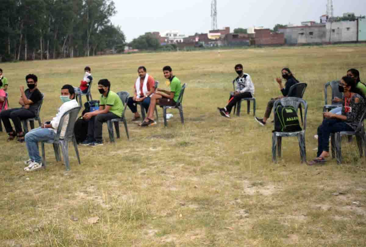 Hardoi corona update: negative report of students returning from quota in rapid test