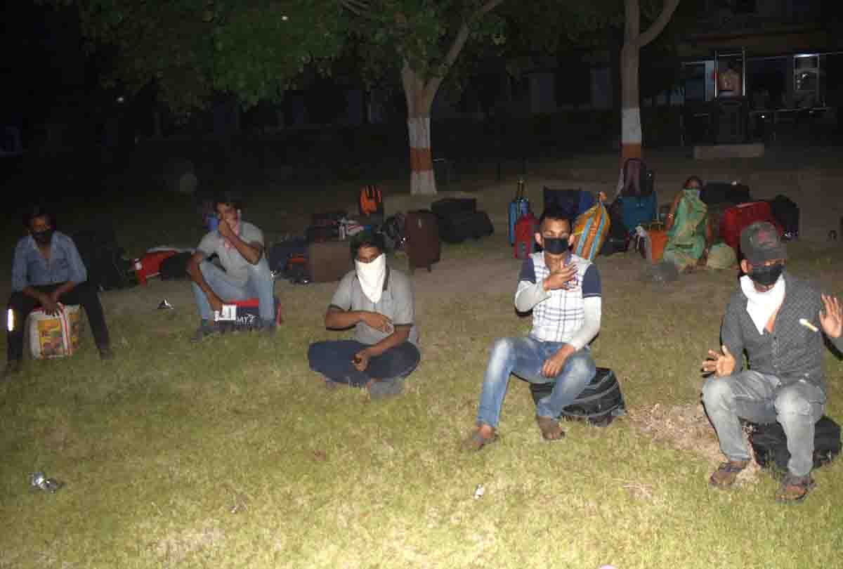 Hardoi corona update: negative report of students returning from quota in rapid test