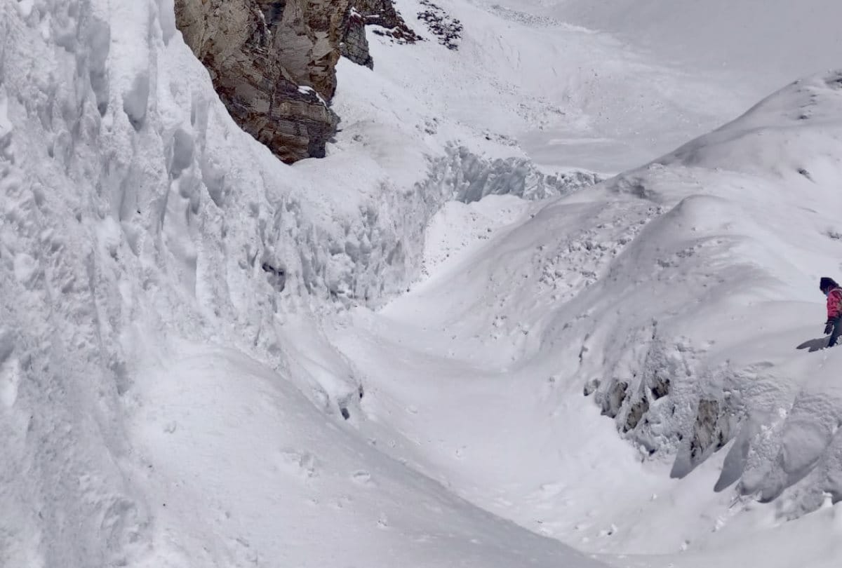 Snow Avalanche In Fumadnala rahninala Koksar Lahaul Spiti Rohtang pass