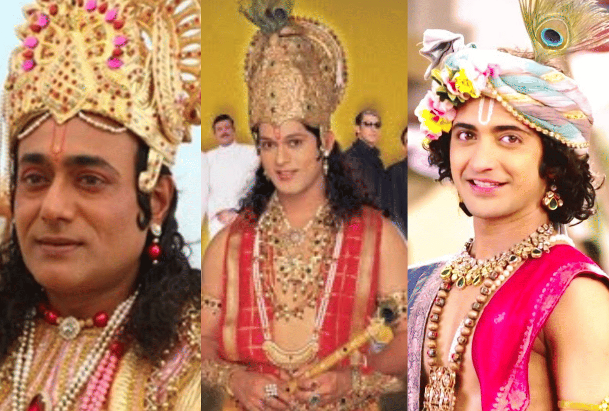 actors who did role of god Krishna on television from 1993 till present mahabharat shri krishna