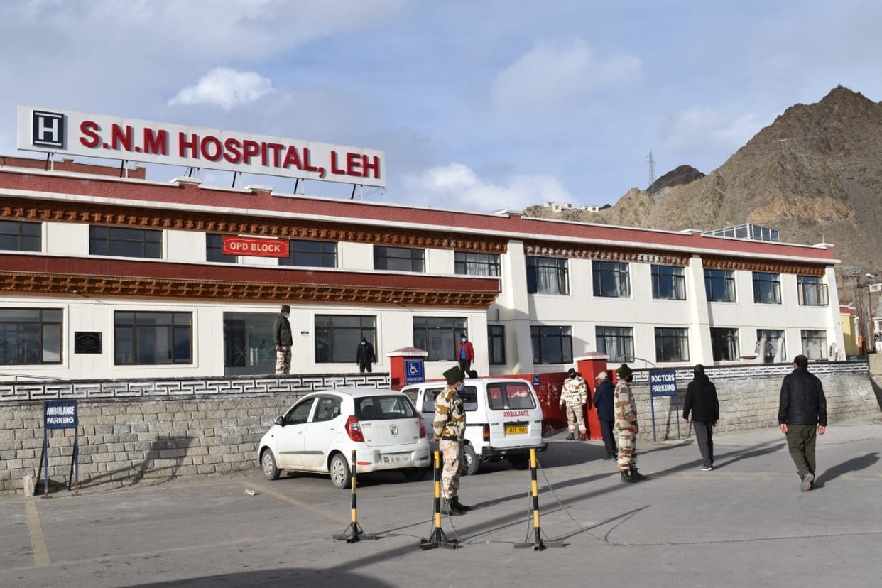 ITBP, army and Airforce did joint relief operation in ladakh to fight coronavirus