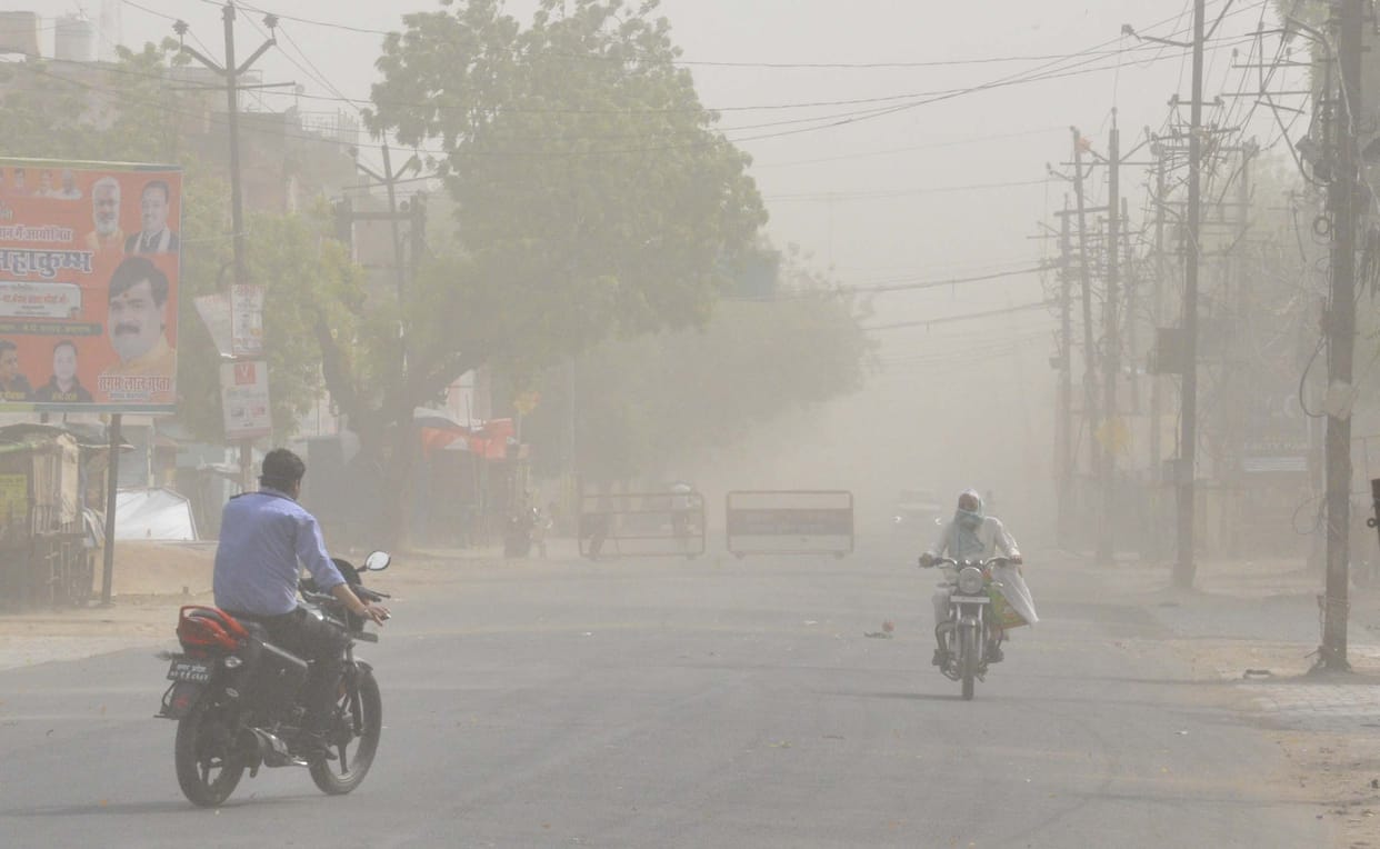 The effect of western disturbance will be seen, dusty winds will move, meteorological department issued alert