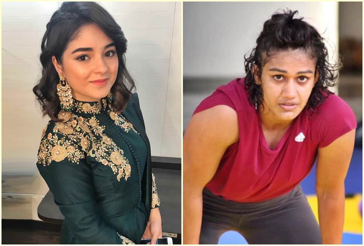 is Zaira Wasim replied Babita Phogat with her this tweet