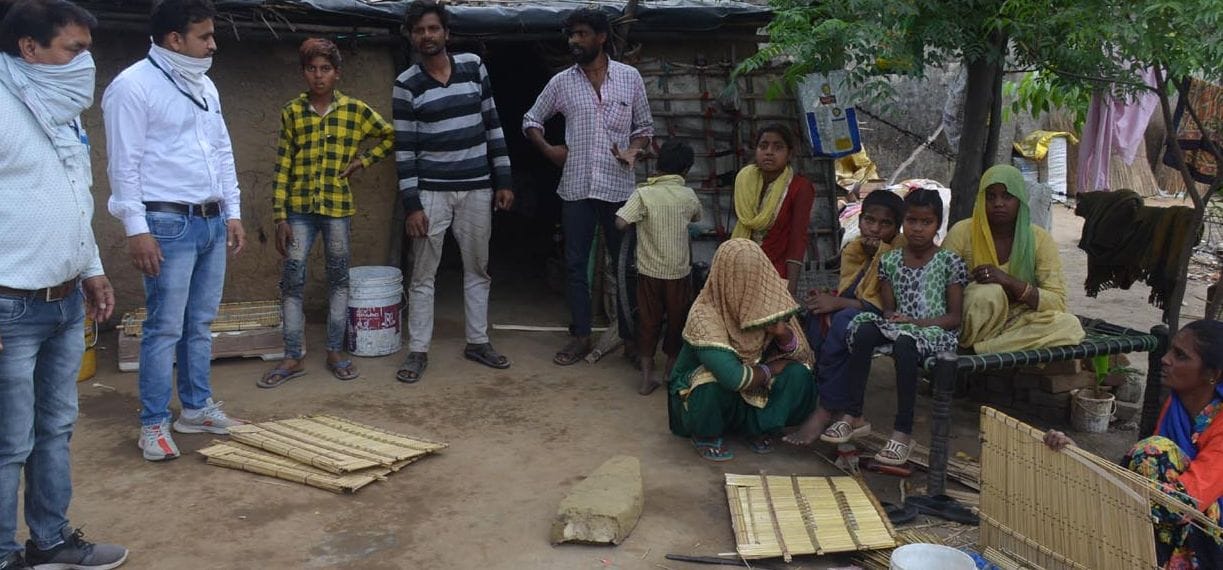 Kanungo and Lekhpal Union distributed ration