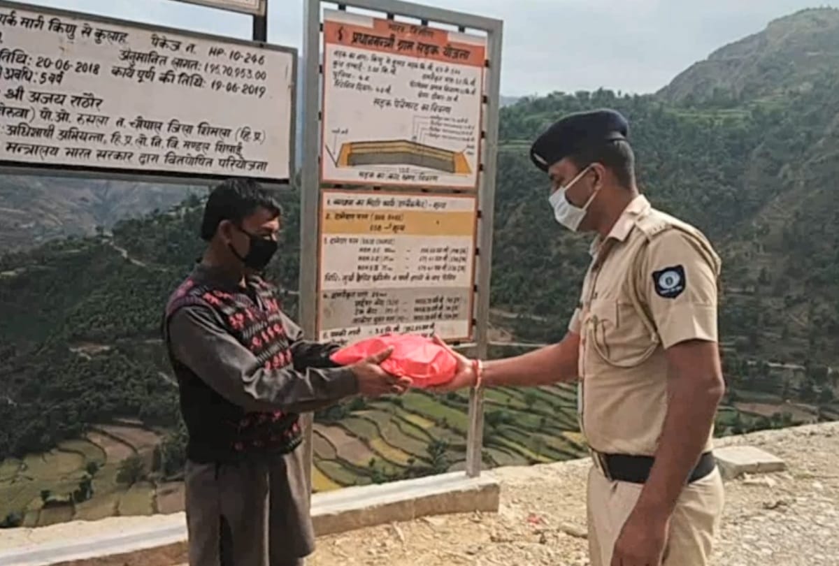 Police team arrived as an angel for the heart patient, traveled 160 km and brought medicines