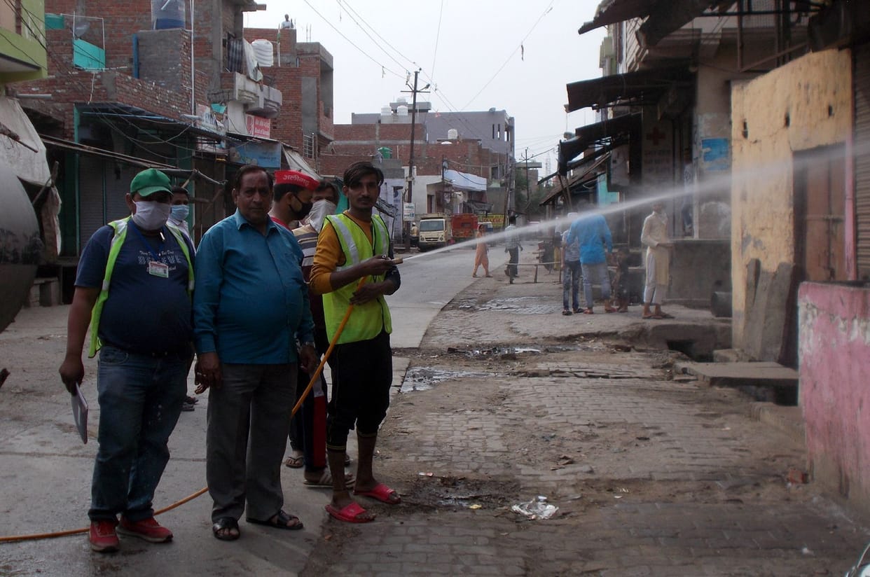 Corona infected body sealed in three layer bags, buried six feet deep
