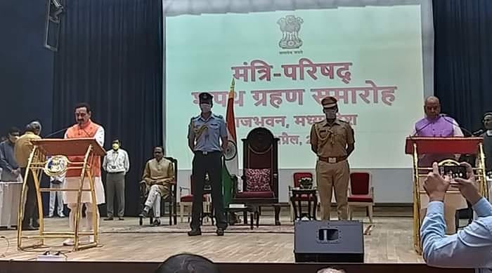 In Madhya Pradesh Narottam Mishra, Tulsi Silavat, Kamal Patel, Govind Singh Rajput and Meena Singh were sworn in as ministers on Tuesday