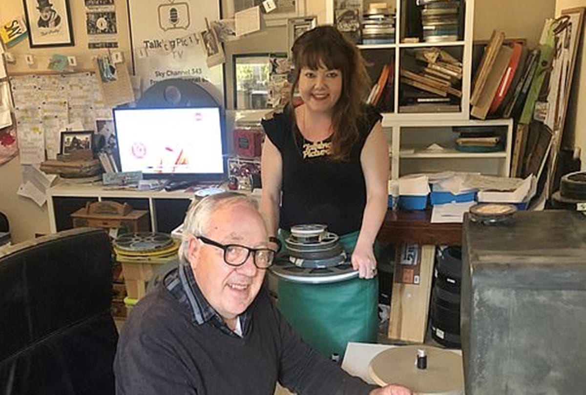 Sarah Cronin Stanley and her father Noel showing old films on freeview channel Talking Pictures TV