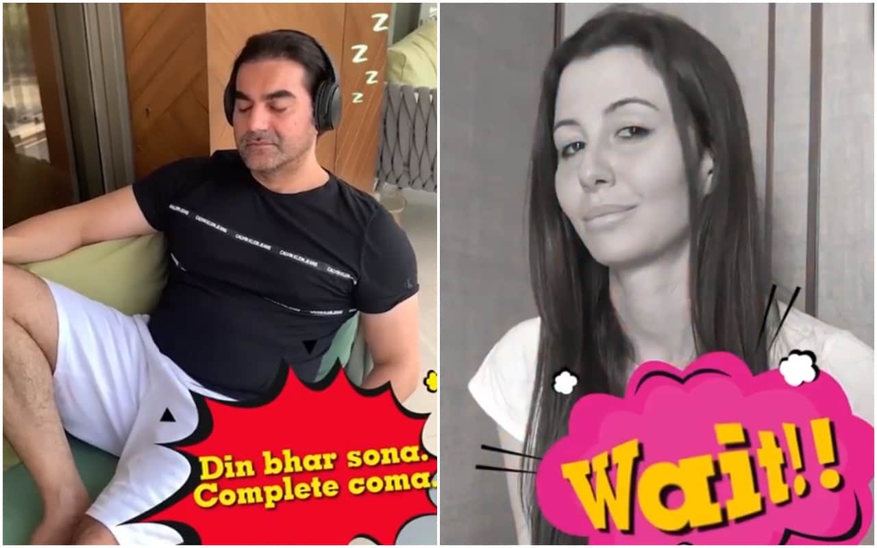 Arbaaz Khan Girlfriend Giorgia Andriani Did Shaving After She Gets Bored In Lockdown