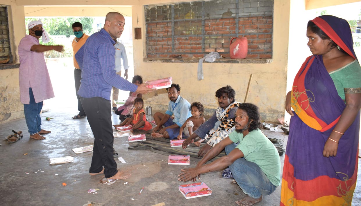 The thirteenth meal was distributed among the poor