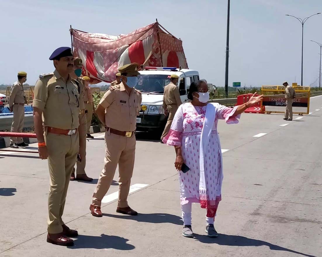 Inspection of temporary outpost of EPE, increased vigilance of border