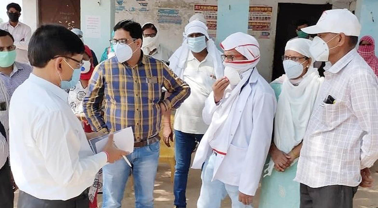 Thermal screening in Kishore's village found positive