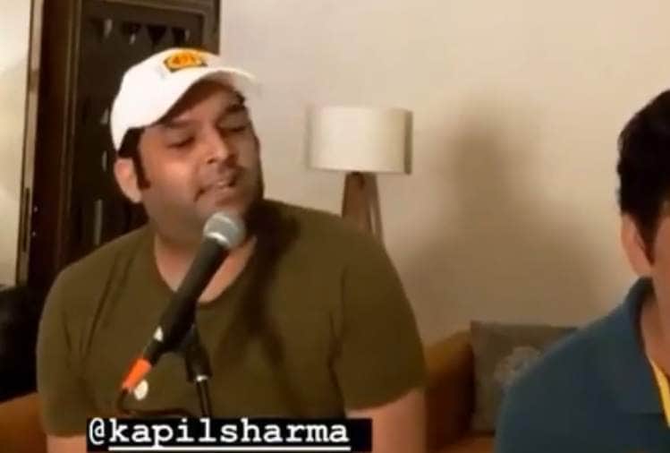 kapil sharma and mika singh jammed together and sing punjabi song