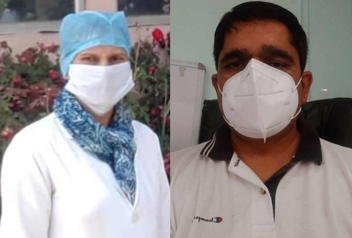 Doctor couple special story during Corona ward duty in maharajganj