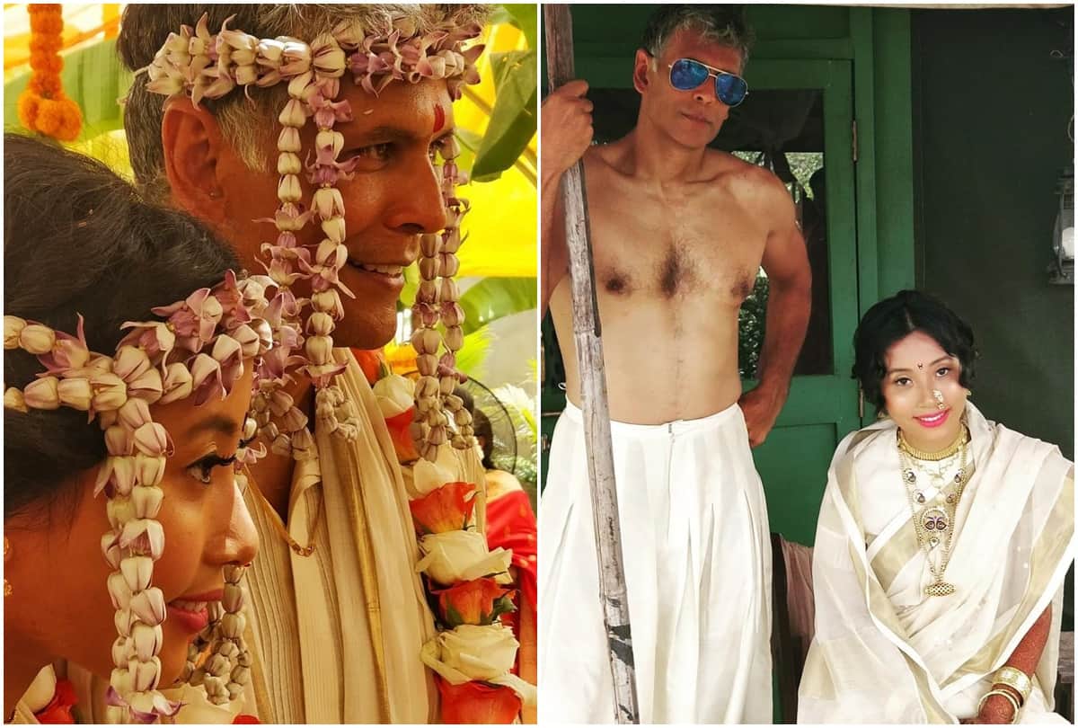 Milind Soman and Ankita Konwar Celebrating Second Marriage Anniversary During Lockdown With Throwback Photos of Wedding