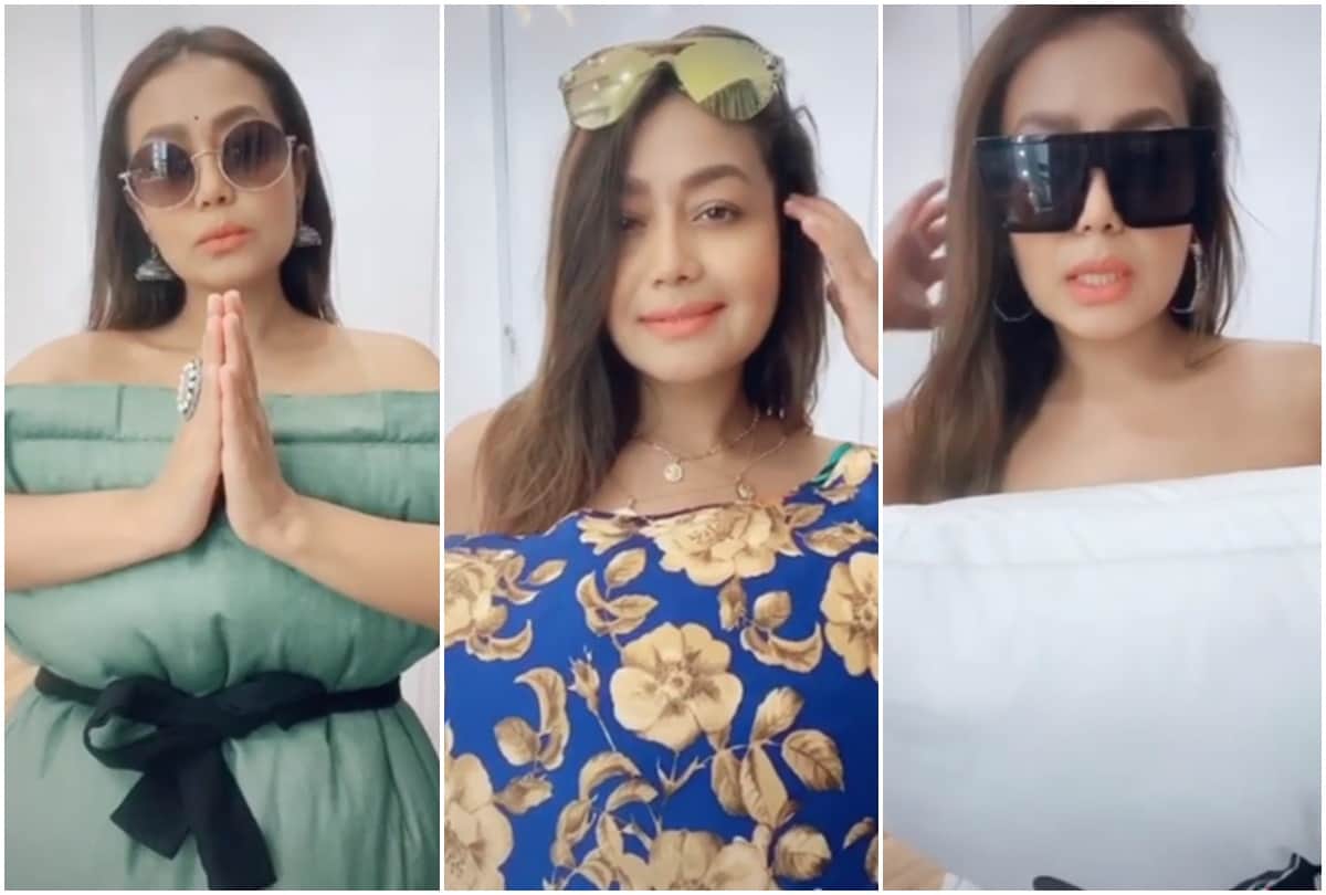 Bollywood Singer Neha Kakkar Wore Pillow Dress Got Trolled By Social Media Users