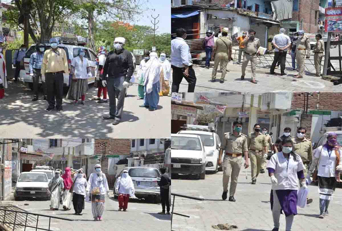 hotspot in kanpur : Shortage of essential goods in hotspot Roshan Nagar on first day