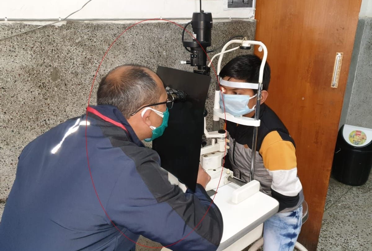 corona virus himachal pradesh doctors using Xray film fro safety in chamba medical college