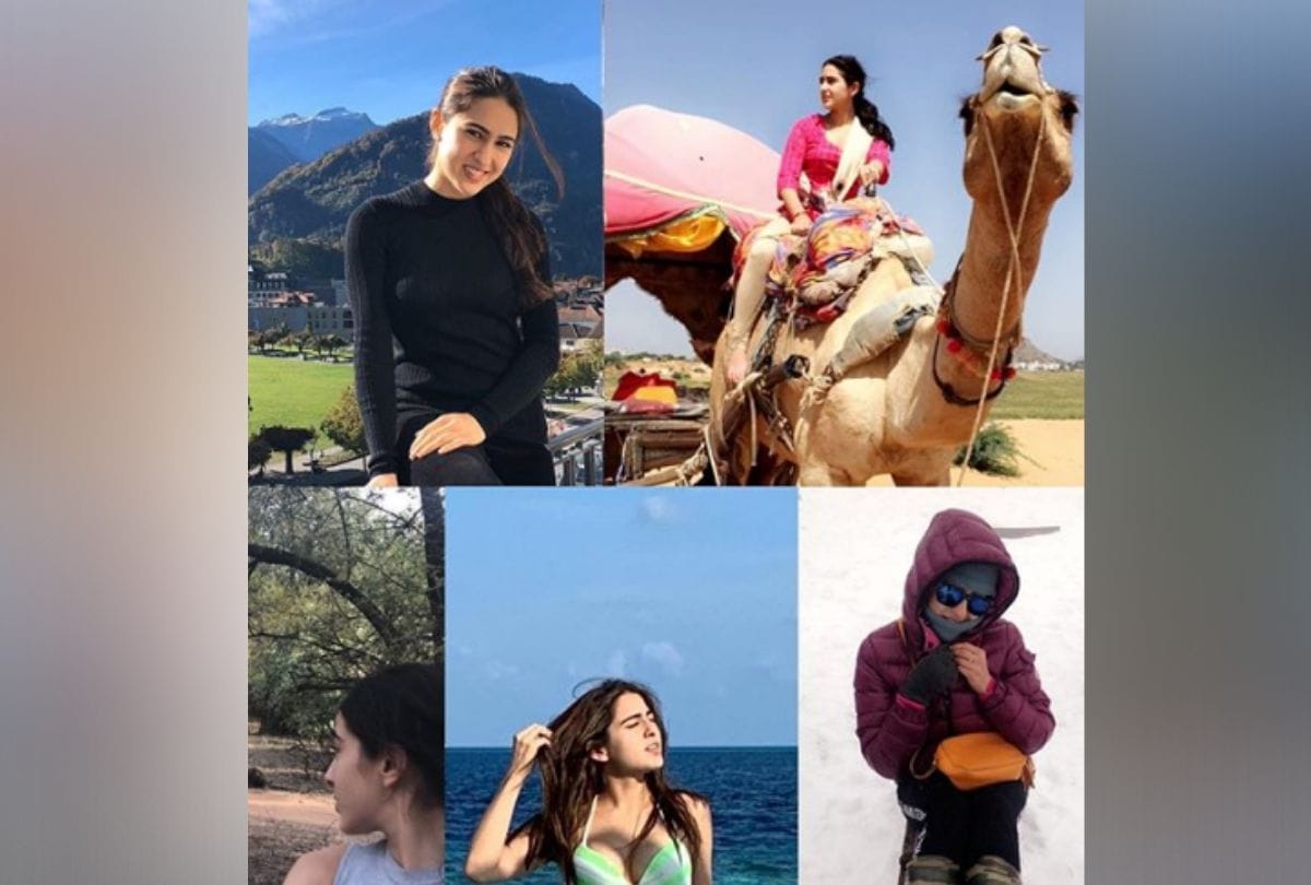 Sara Ali Khan and Ibrahim Ali Khan yoga session picture gone viral