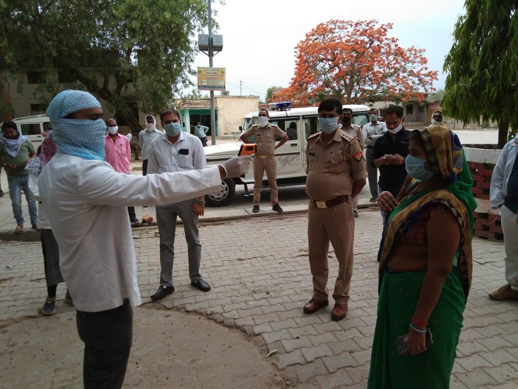 135 workers arrived in the district, did Quarantine in Kalpi College