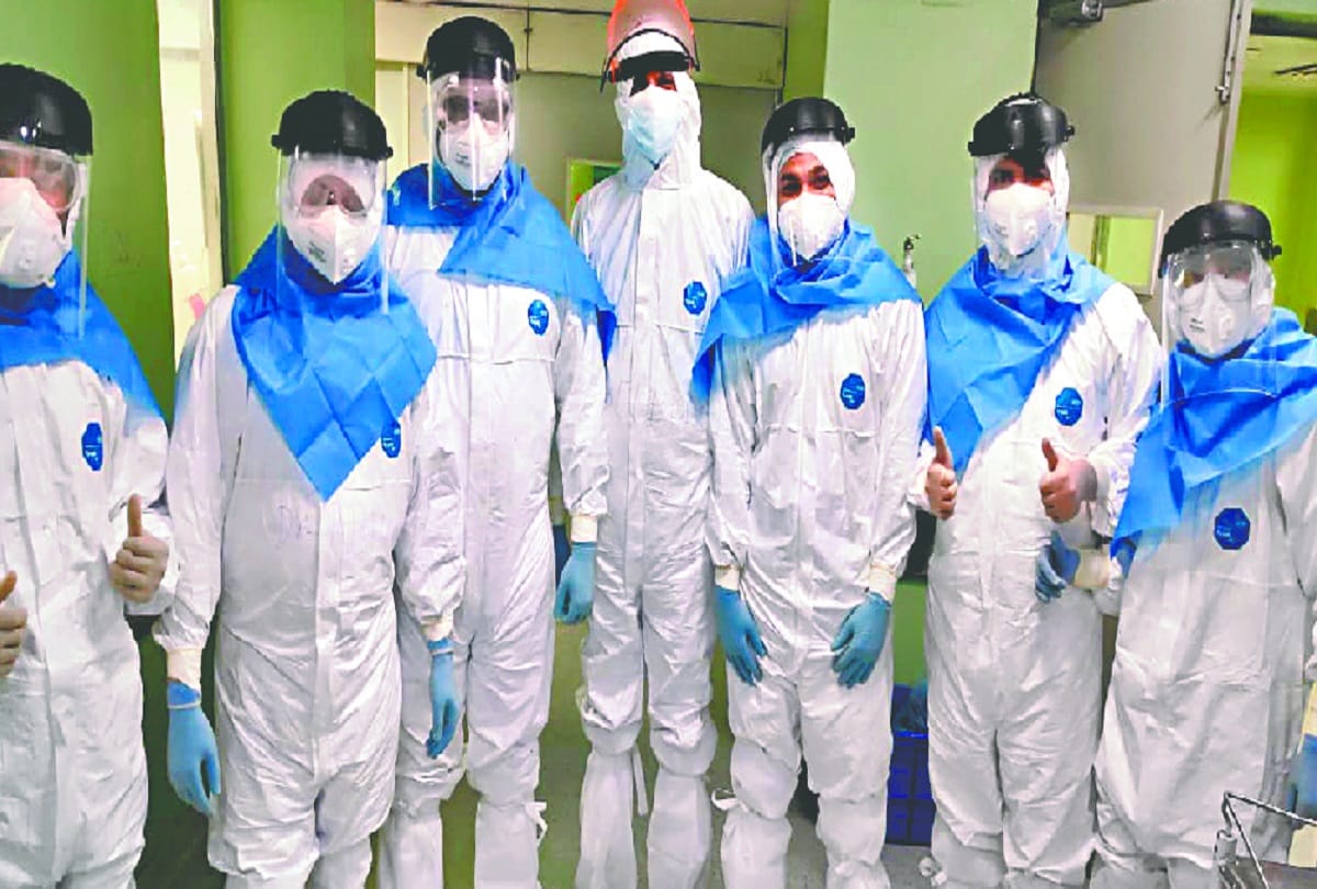 Doctors are also showing humanity with duty during fight with corona