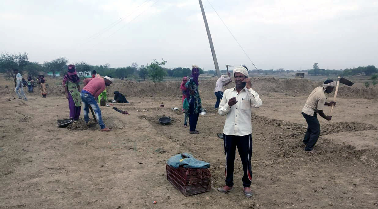 Employment started after MNREGA work started